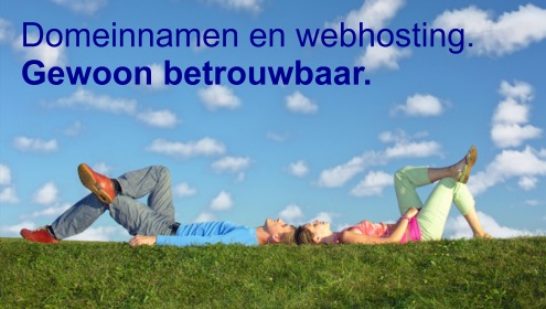Domeinnamen en webhosting. Gewoon betrouwbaar.